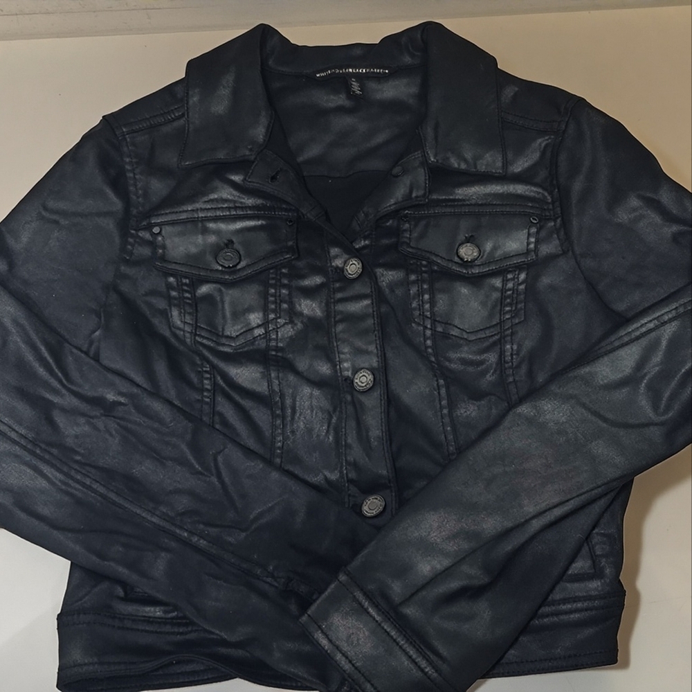 WHBM Coated Denim Jacket, Sz 6